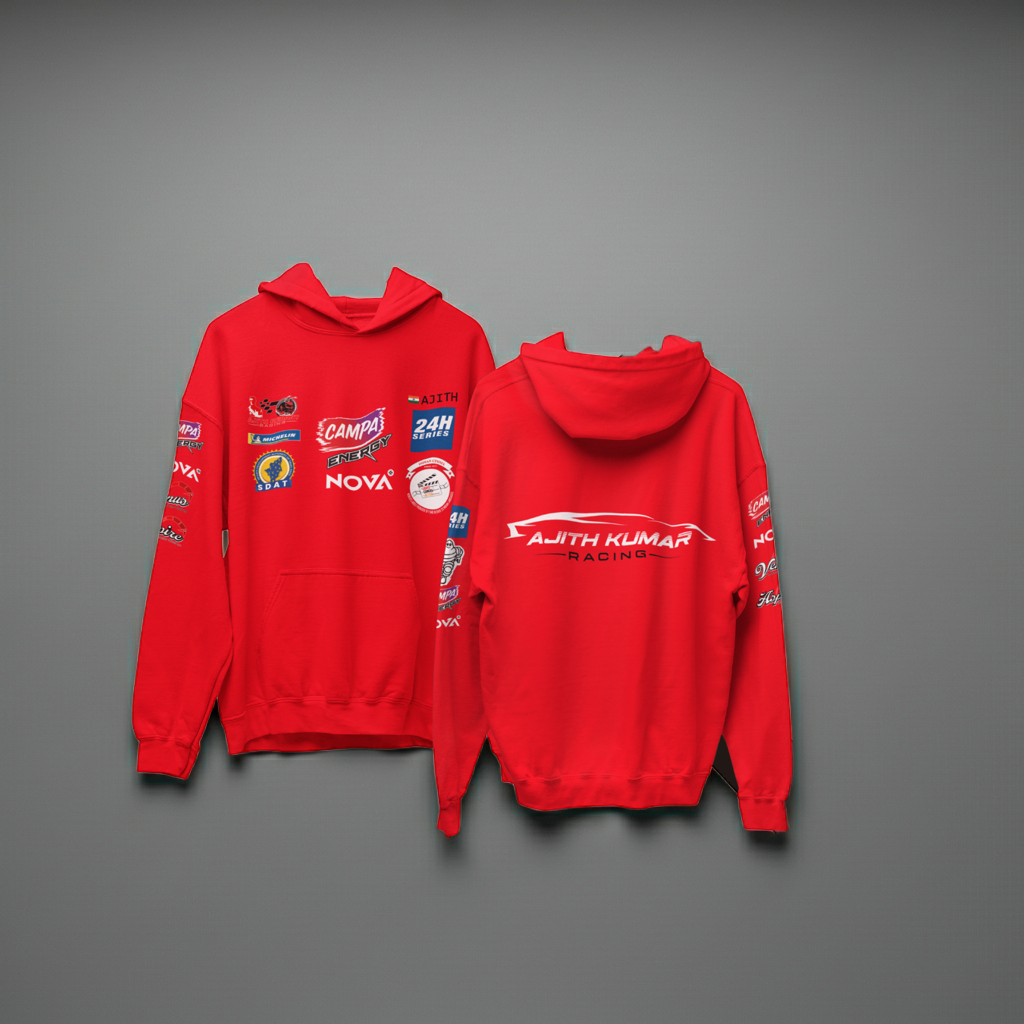 AK Racing Premium Hoodie-Red