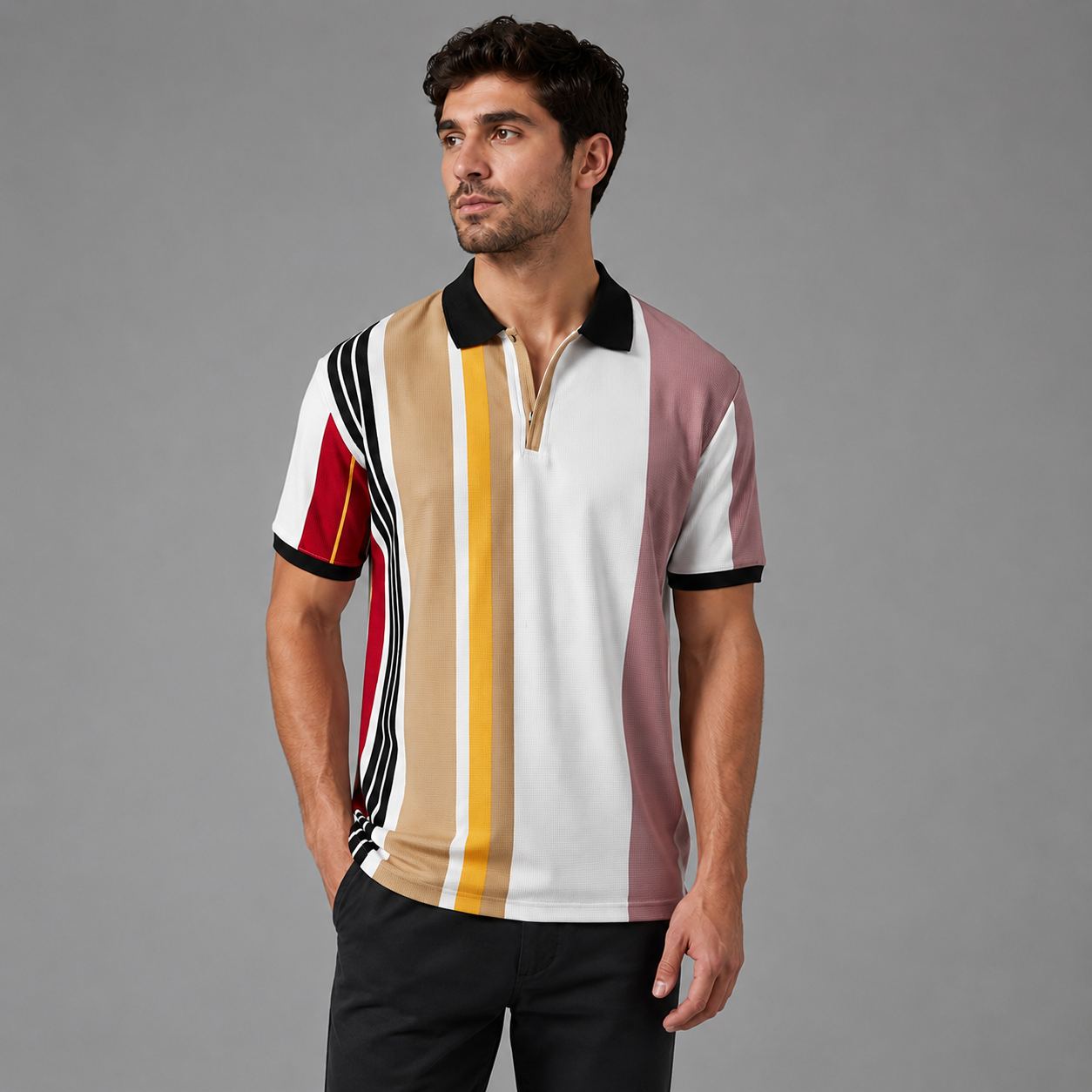 Miami Club Premium Polo T-Shirt Red