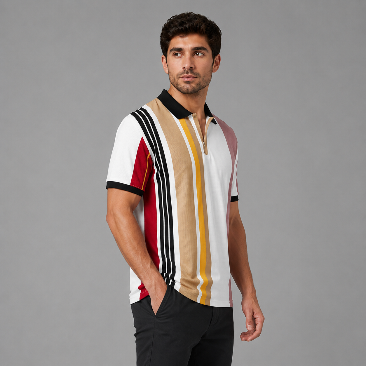 Miami Club Premium Polo T-Shirt Red