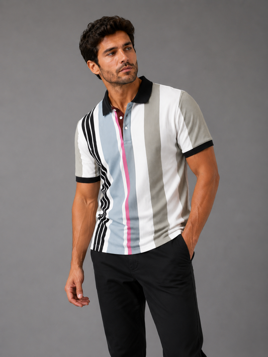 Miami Club Premium Polo T-Shirt Brown