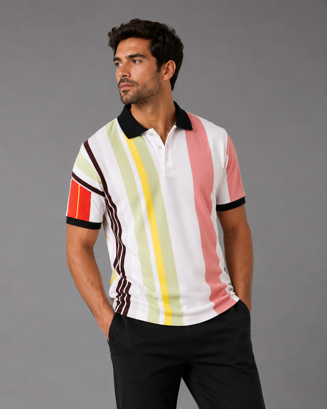 Miami Club Premium Polo T-Shirt Multicolor