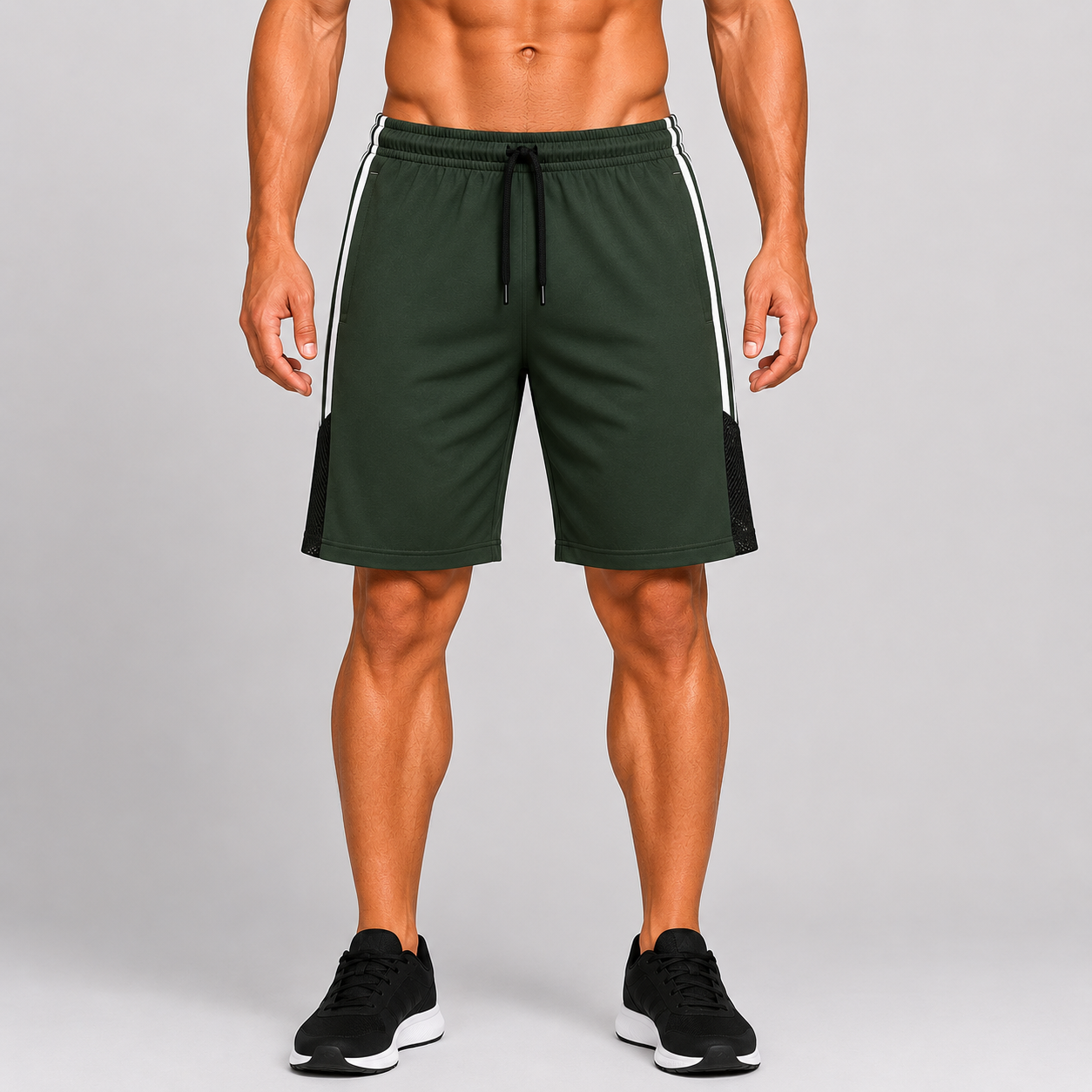 Men’s Olive Green NS Lycra Shorts