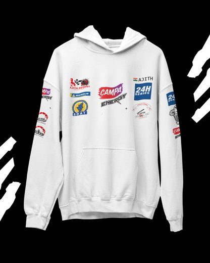 AK Racing Premium Hoodie-White