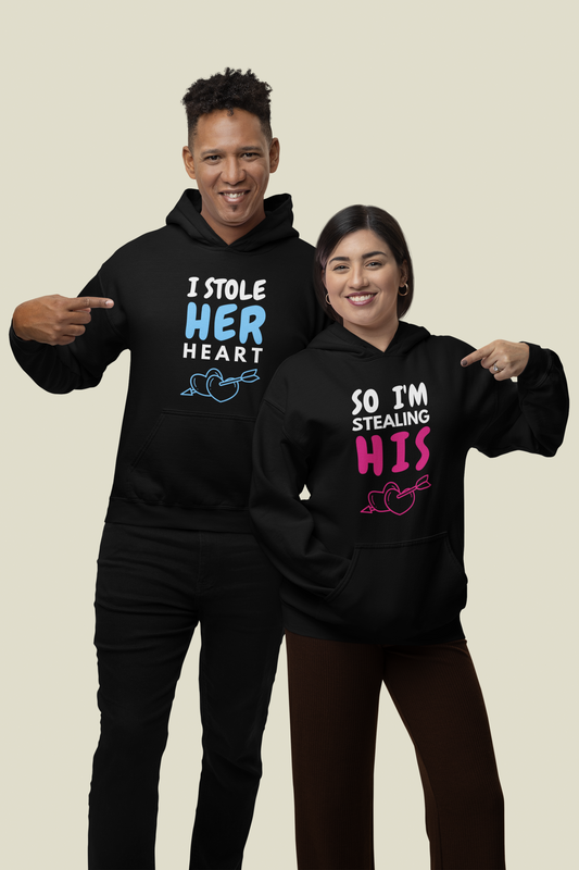 His & Her Couple Hoodie