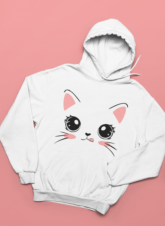 Cat Face Hoodie