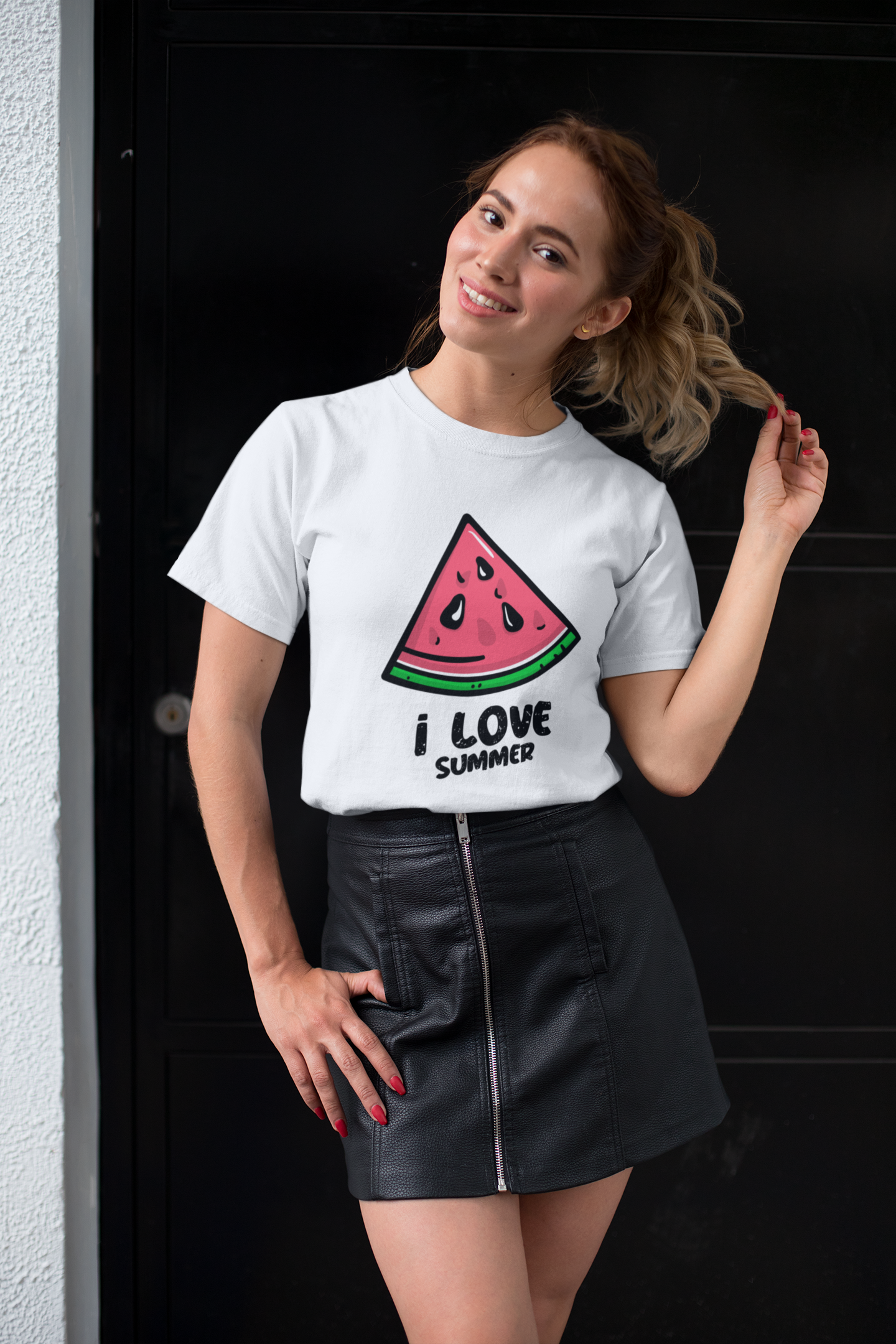 Summer Round neck Women's T-shirt